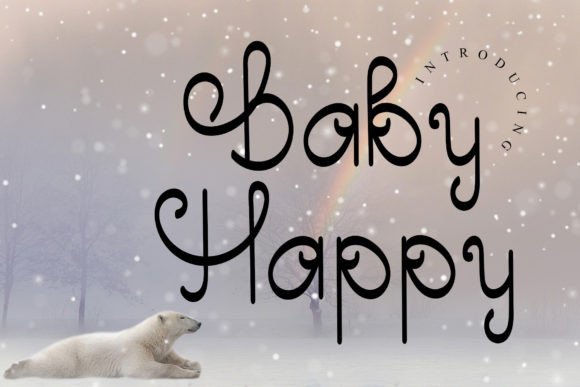 Baby Happy Font: An Elegant Script Handwritten Typeface for Modern Branding
