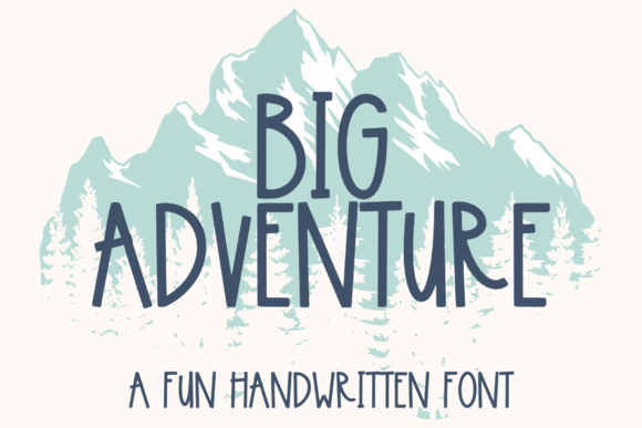 Big Adventure Font: Handwritten Personality for Modern Web Design
