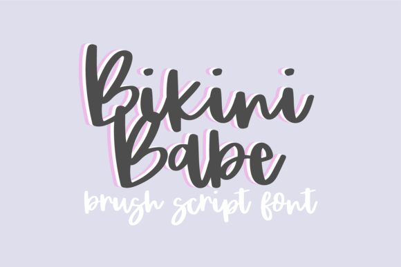 Bikini Babe Font for Social Media and Branding Projects