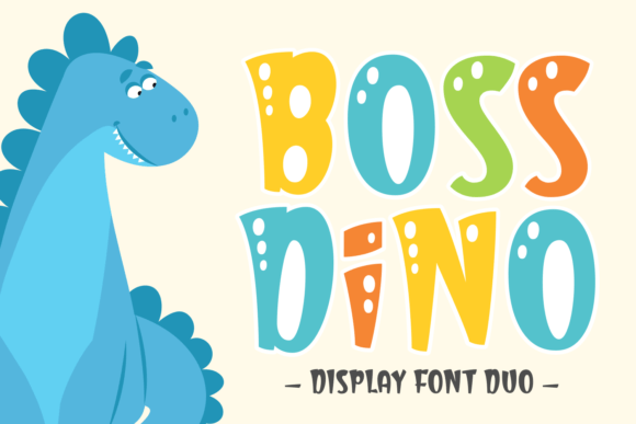 Boss Dino: A Playful Display Font for Kids Campaigns and Digital Content