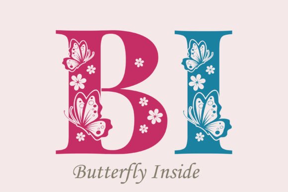Butterfly Inside Brings Elegant Decorative Charm to Branding Projects
