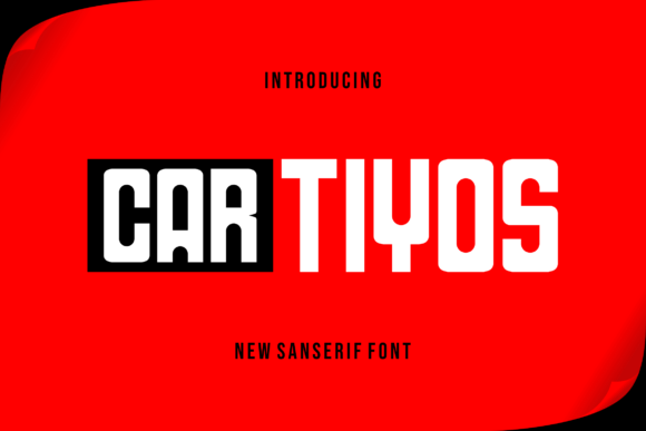 Cartiyos: A Cool Modern Display Font for Elevated Branding
