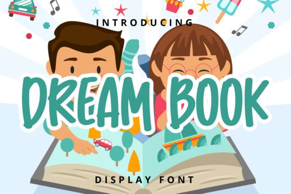 Dream Book: A Playful Display Font for Small Business Branding