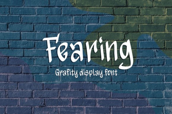 Fearing: A Display Font for Editorial Storytelling