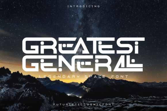 Greatest General Display Font for Editorial Design and Publishing