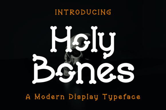 Holy Bones: A Bold Display Font for Small Business Branding