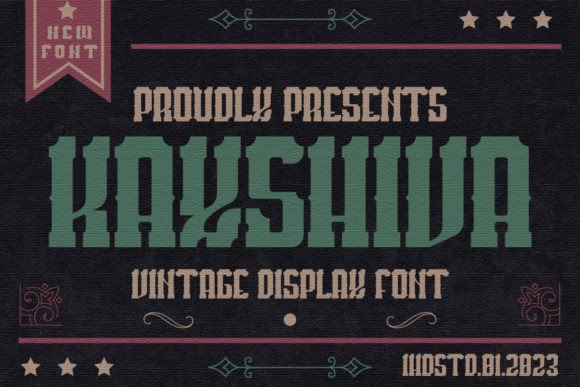Kayshiva Display Font for Bold Web and Editorial Design
