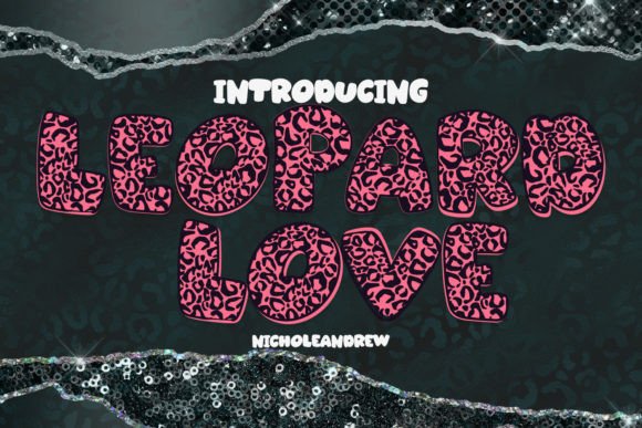 Leopard Love Display Font for Editorial Design and Publishing