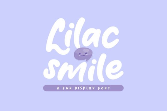 Lilac Smile Font for Playful Editorial Design and Content Branding