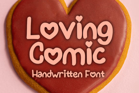 Loving Comic Font for Small Business Branding and Packaging Design
