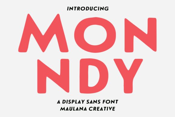 Monndy Stamp Display Font: A Designer’s Review