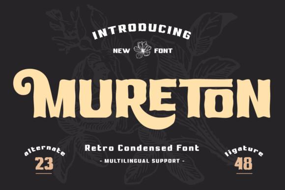 Mureton Display Font for Small Business Branding