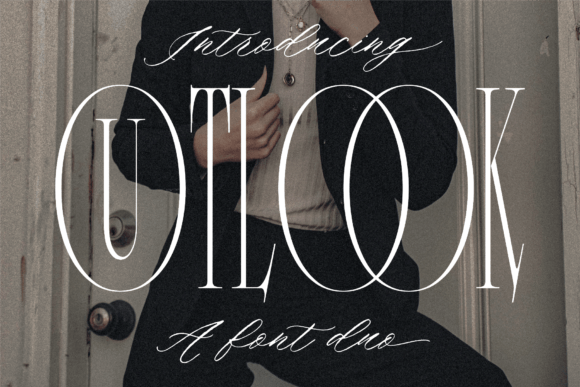 Outlook Font Duo for Handmade Product Labels and Craft Projects