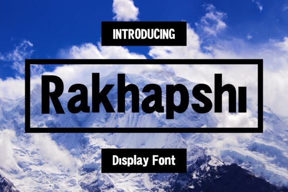 Rakhaposhi: A Smooth Display Font for Modern Branding