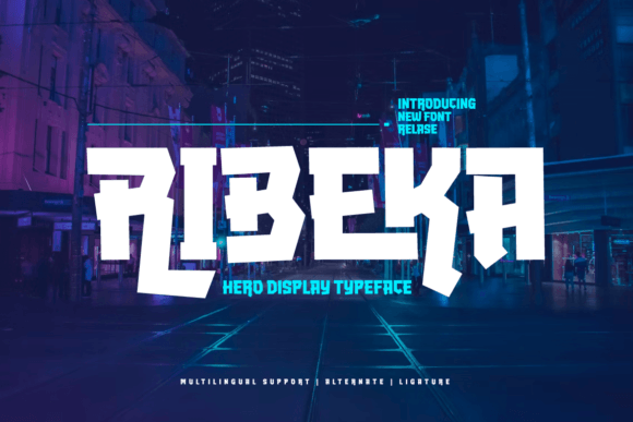 Ribeka: A Bold Display Font That Commands Attention in Campaign Visuals