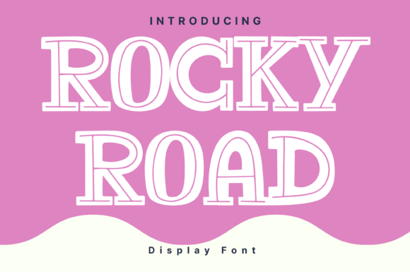 Rocky Road: A Playful Display Font for Web Creators