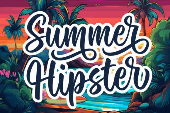 Summer Hipster: A Happy Handwritten Font for Branding and Packaging