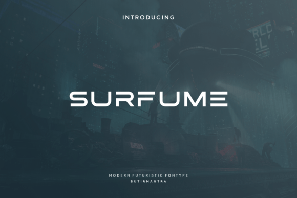 Surfume: A Futuristic Sans Serif Font for Modern Brand Identities