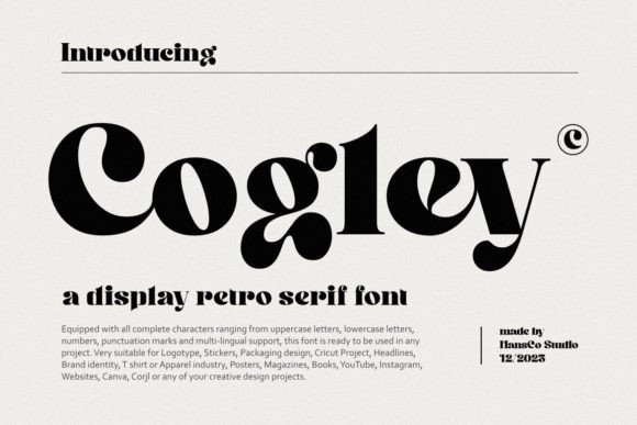 Testing Cogley Font for Brand Design Projects