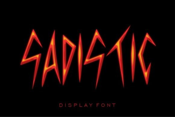 Tf Sadistic: A Display Font Built for Bold Brand Identity