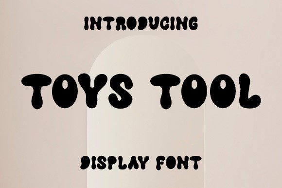Toys Tool Display Font for Playful Campaign Visuals
