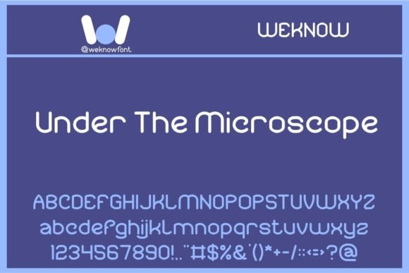 Under the Microscope Font: A Curly Display Typeface for Bold Campaigns