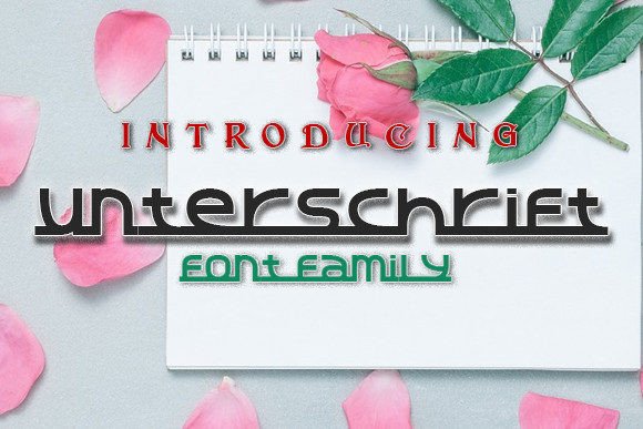 Unterschrift Display Font for Small Business Branding