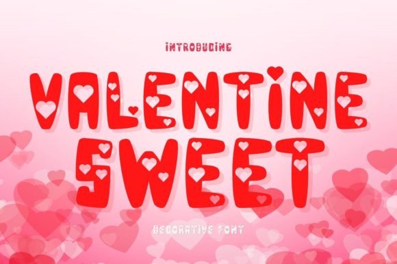 Valentine Sweet Font for Handmade Labels and Seasonal Designs