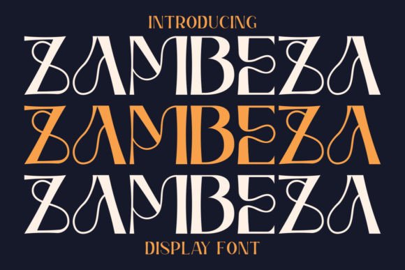 Zambeza: A Modern Display Font for Editorial Excellence